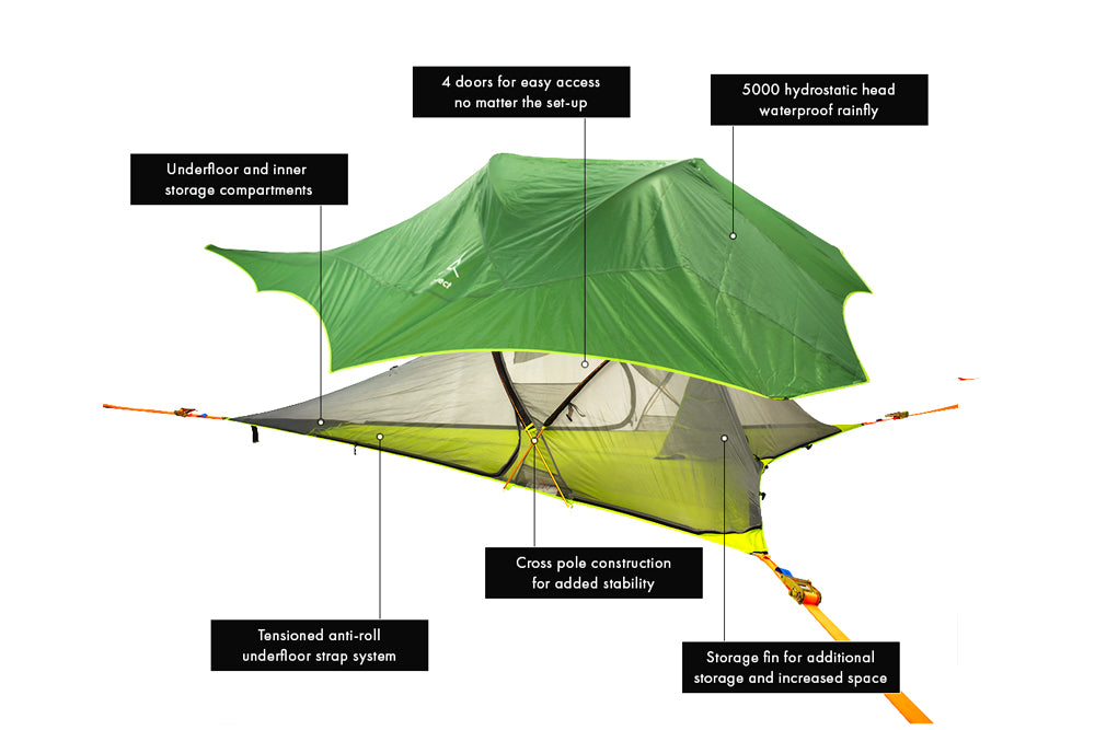 Connect 2-Person Tree Tent  Perfect for a 2-person adventure
